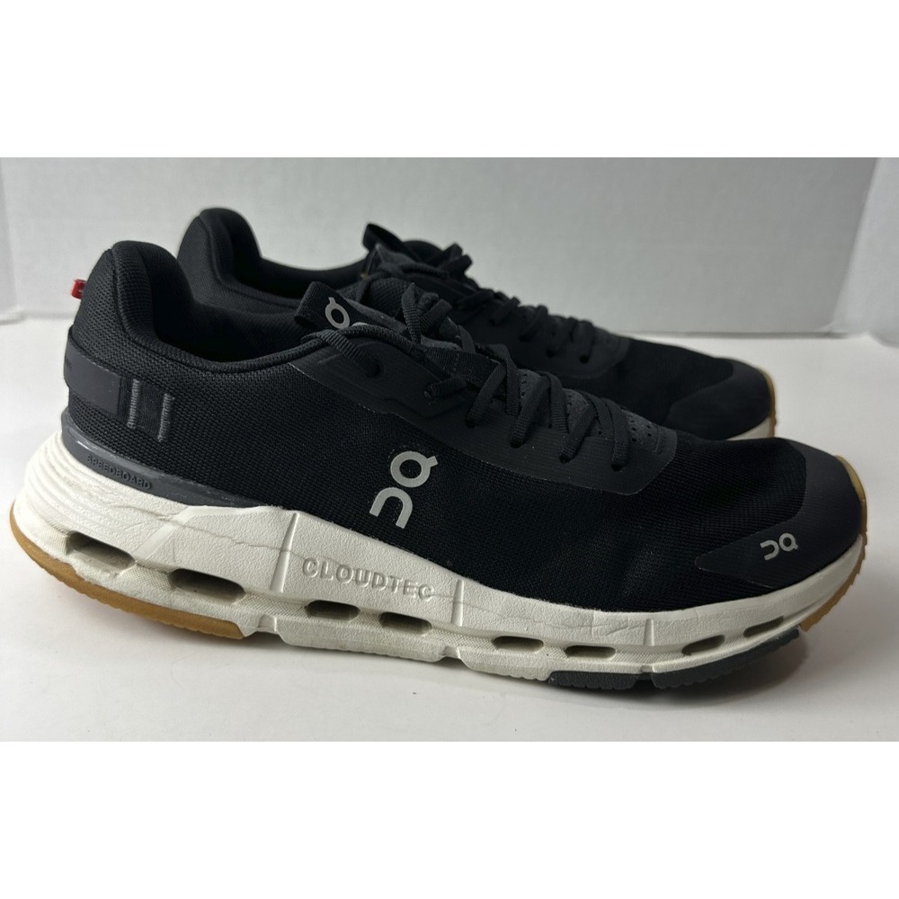 On Running Cloudnova Form 2 Sneakers Womens 10.5 Running Shoes Black Ivory - Picture 3 of 14